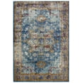 thumbnail image 1 of Gatney Rugs Harvard Area Rug PRI102 Blue Petals Blossoms 3' 11" x 5' 6" Rectangle, 1 of 2