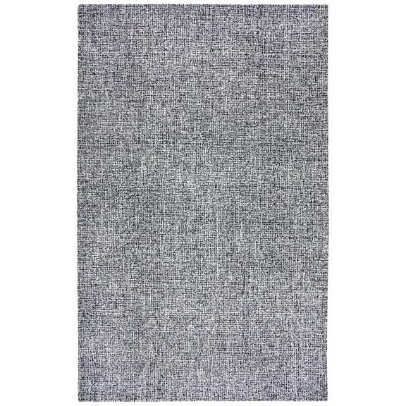 Gatney Rugs Hearthstone Area Rug BR223B Black/White Monochromatic Tufted 10' x 14' Rectangle