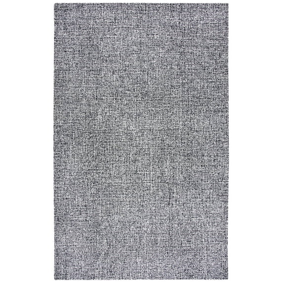Gatney Rugs Hearthstone Area Rug BR223B Black/White Monochromatic Tufted 12' x 15' Rectangle