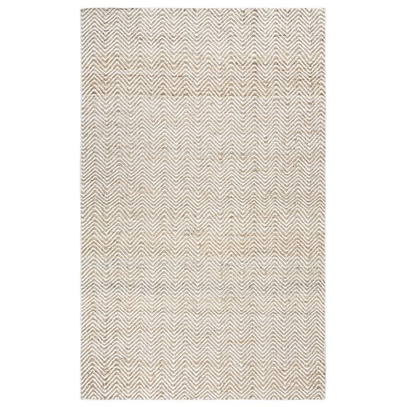 Gatney Rugs Meridian Area Rug EG9035 Natual Chevron Striped 3' x 5' Rectangle