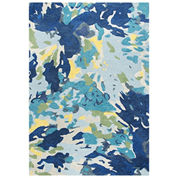 Gatney Rugs Pillars Area Rug CNP105 Multi Shaded Splotches 5' x 8' Rectangle