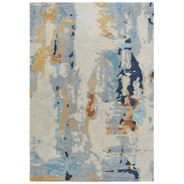 Gatney Rugs Pillars Area Rug CNP109 Multi Shaded Faded 5' x 8' Rectangle