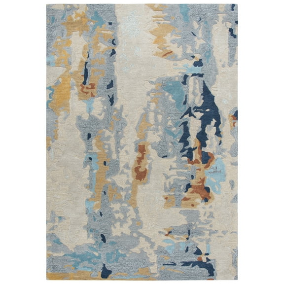 Gatney Rugs Pillars Area Rug CNP109 Multi Shaded Faded 5' x 8' Rectangle