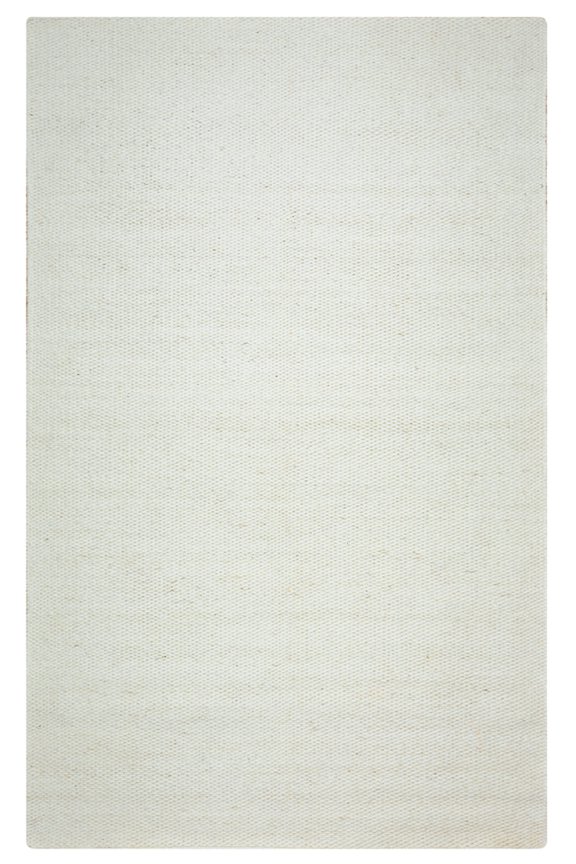 Rugs Pointe Area Rug TW3065 Off White Monotone Hand-Woven 8' x 10' Rectangle