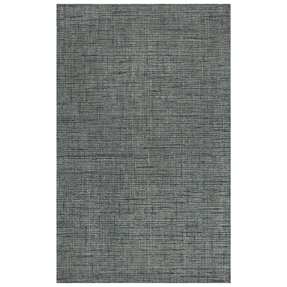 Gatney Rugs Theon Area Rug IWD102 Blue Single-Color Faded 5' x 7' 6" Rectangle