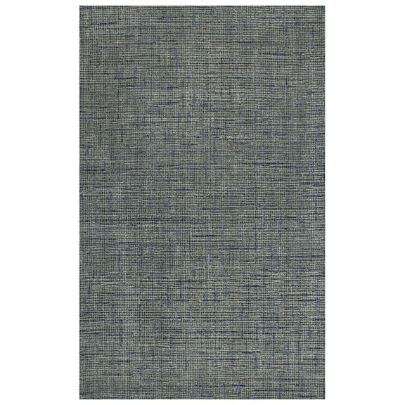 Gatney Rugs Theon Area Rug IWD102 Blue Single-Color Faded 5' x 7' 6" Rectangle