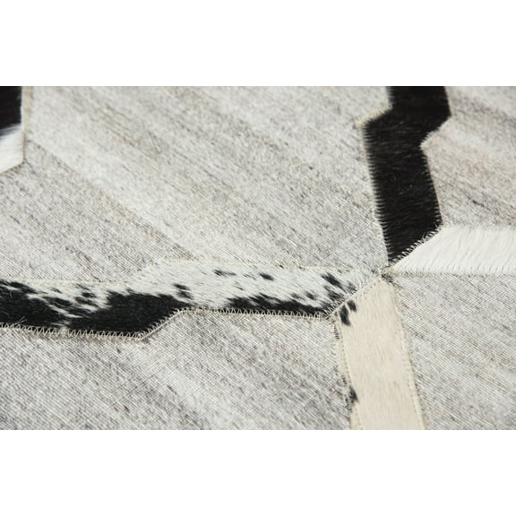 Gatney Rugs Tropics Area Rug WDT103 Gray Faded Shaded 5' x 8' Rectangle