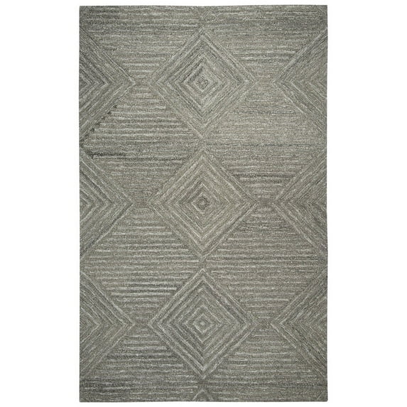 Gatney Rugs Village Area Rug SK334A Gray Distressed Faded 8' x 10' Rectangle