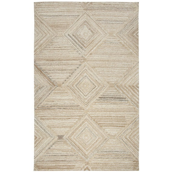 Gatney Rugs Village Area Rug SK335A Tan Distressed Faded 8' x 10' Rectangle