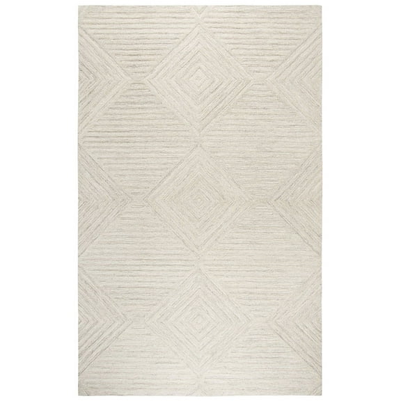 Gatney Rugs Vista Area Rug ID917A Natural Rows Lines 5' x 8' Rectangle