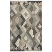 Gatney Rugs Vista Area Rug ID926A Natural Wool Corners 9' x 12' Rectangle