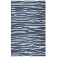 thumbnail image 1 of Gatney Rugs Vista Area Rug ID970A Navy Lines Jagged 9' x 12' Rectangle, 1 of 2