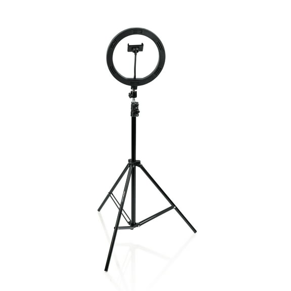 Gator Cases 10" LED Desktop Ring Light with Stand and Phone Holder