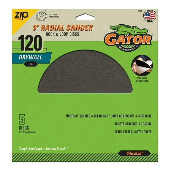 Gator 6442 Sanding Discs, 120 Grit