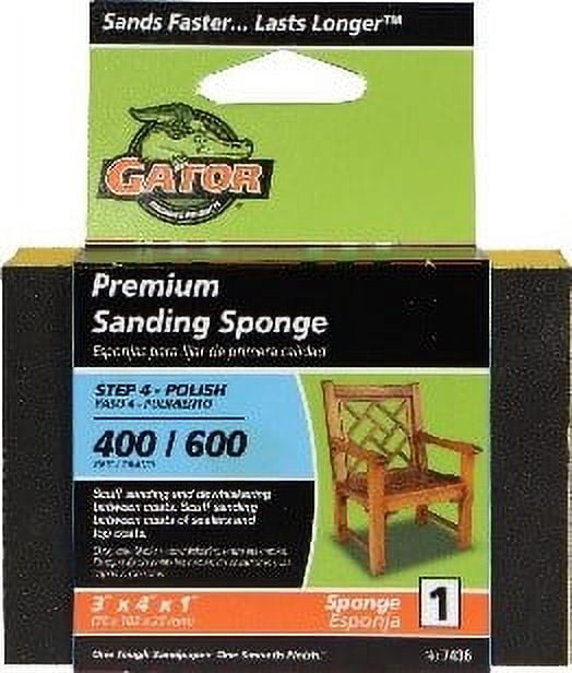 Gator Multi-Surface Jumbo Sanding Sponge, Fine/Medium, 287333