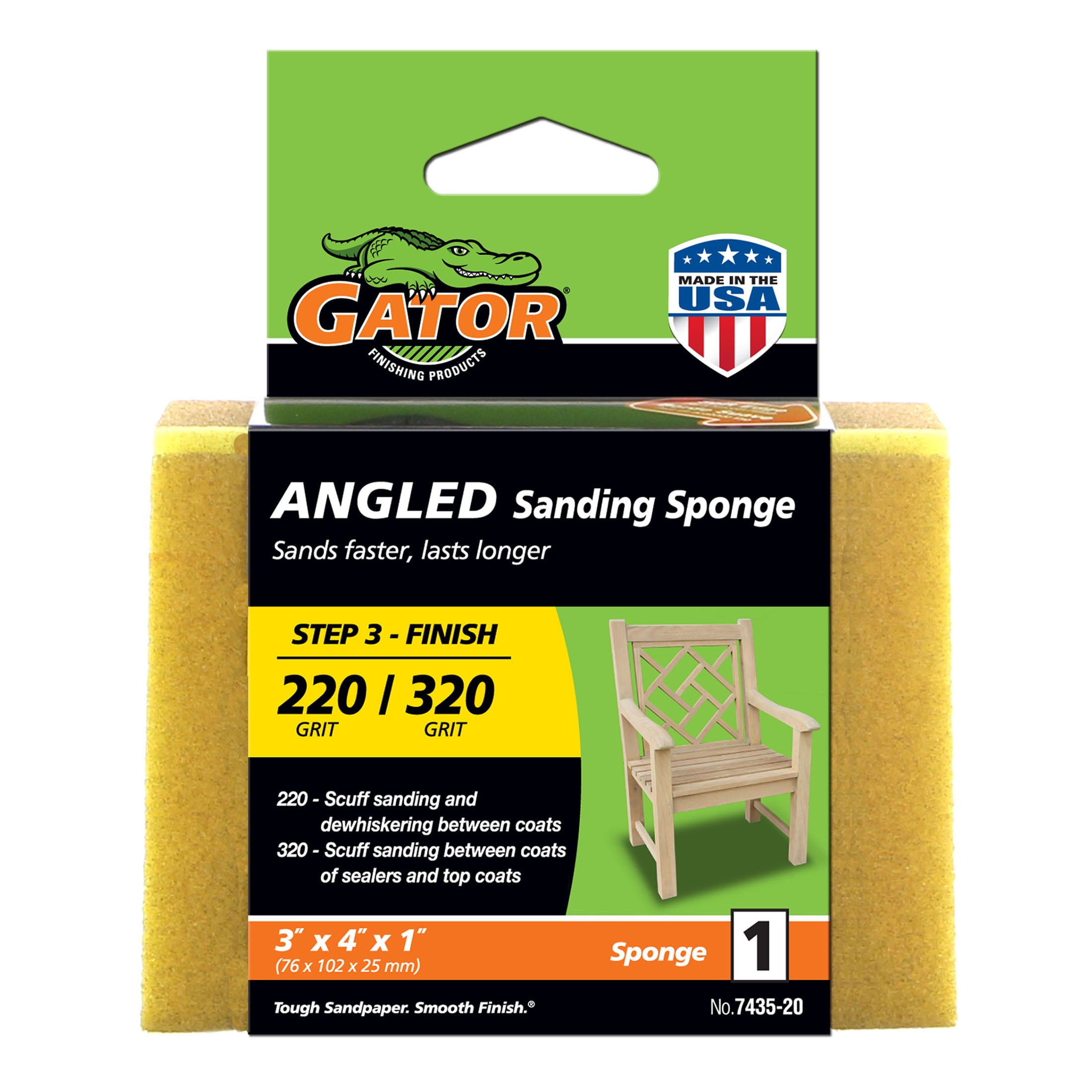 Wal-Board Angled Drywall Sanding Sponge 038-032