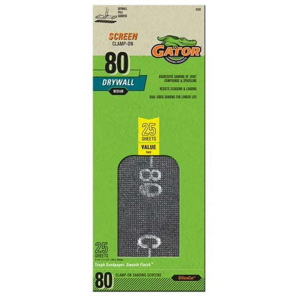 Gator 3304 Drywall Sanding Screen, Silicon Carbide