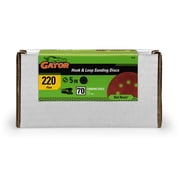 Gator 5-inch 8-Hole Hook and Loop Red Resin Multi-Surface Sanding Disc 220 Grit 70 Pack