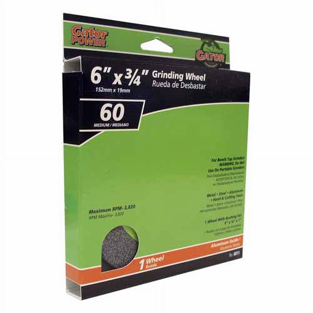 gator-6011-benchtop-grinding-wheel-6-x-3-4-x-1-each-walmart