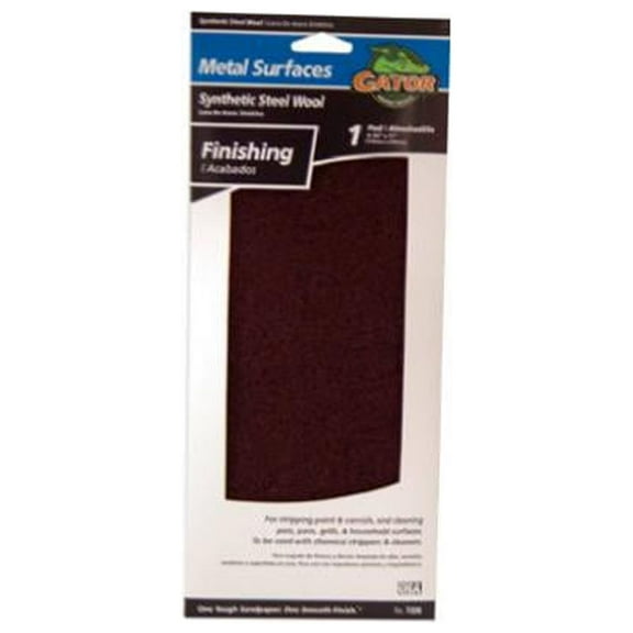 Gator 7320 Metal Surfaces Finishing Pad, Maroon - Quantity 5