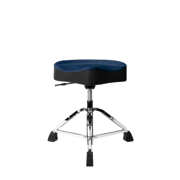 Gator Air Glide Drum Throne with Saddle Seat, Blue