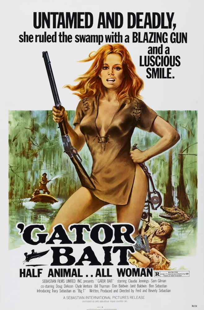 Gator Bait U Canvas Art - (24 x 36)
