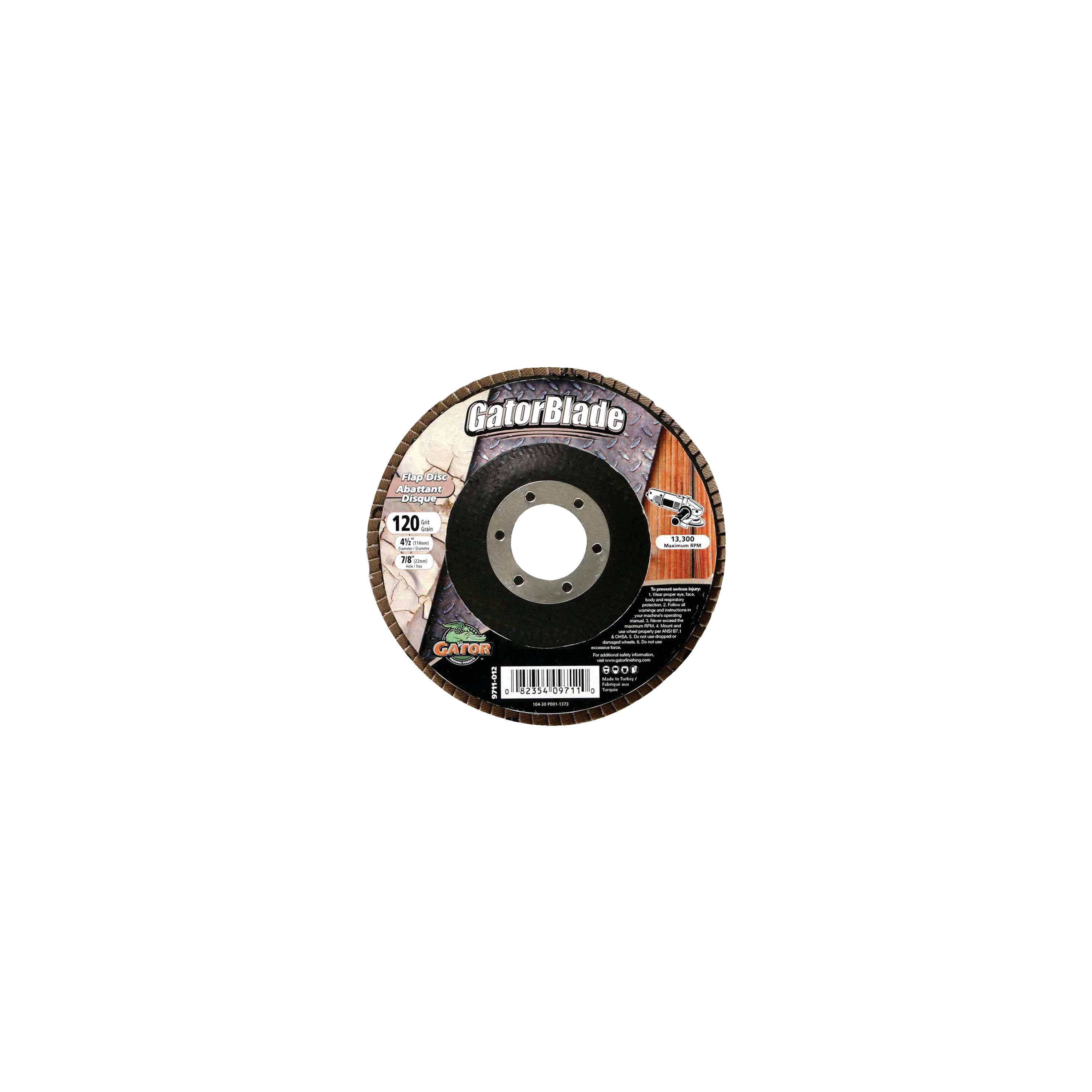 Gator Blade Type 29 Angle Grinder Flap Disc - Pack of 4 - Walmart.com
