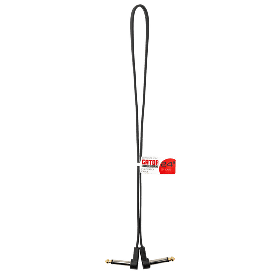Gator Cableworks Composer Series Flat Patch Cable, Single 24 inch
