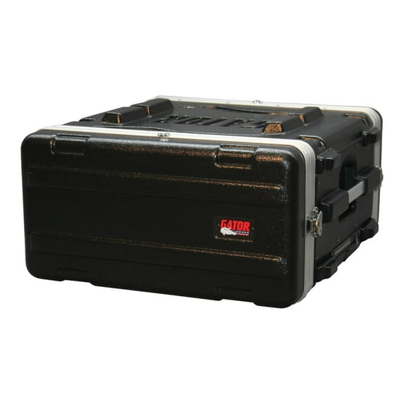 Gator Cases 4U Audio Rack; Powered Rolling