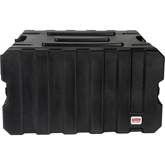 Gator Cases 6U, 19" Deep Molded Audio Rack; w/ Wheels