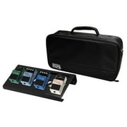 Gator Cases Aluminum Guitar Pedal Board with Carry Bag; Small: 15.75" x 7" - Stealth Black - GPB-LAK-1