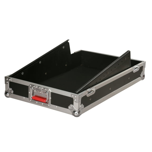 Gator Cases G-TOUR-SLMX10 10U Fixed Angle Slant Top Mixer Case W/ Rear Access