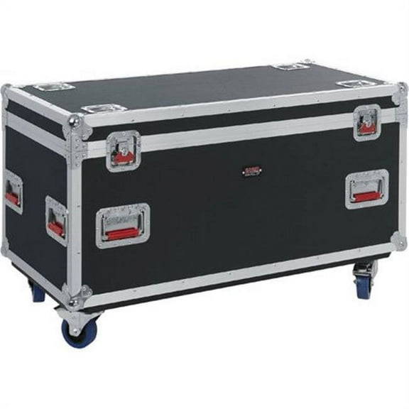 Gator Cases G-TOUR Series Equipment Storage Case / Cable Trunk with Heavy Duty Casters, Truck Pack Size; 45" x 22" x 27" (G-TOURTRK4522HS)