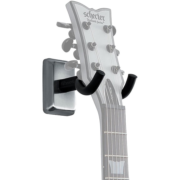 Chrome Wall Mount Guitar Hanger