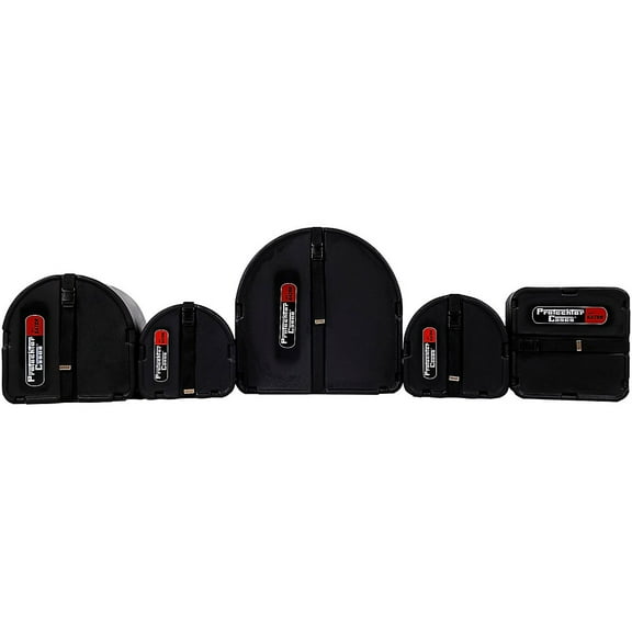 Gator 5-piece Molded Classic Series Drum Case Set Black