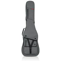 Gator Cases GT-BASS-GRY Transit Series Durable Nylon Bass Guitar Gig Bag, Gray