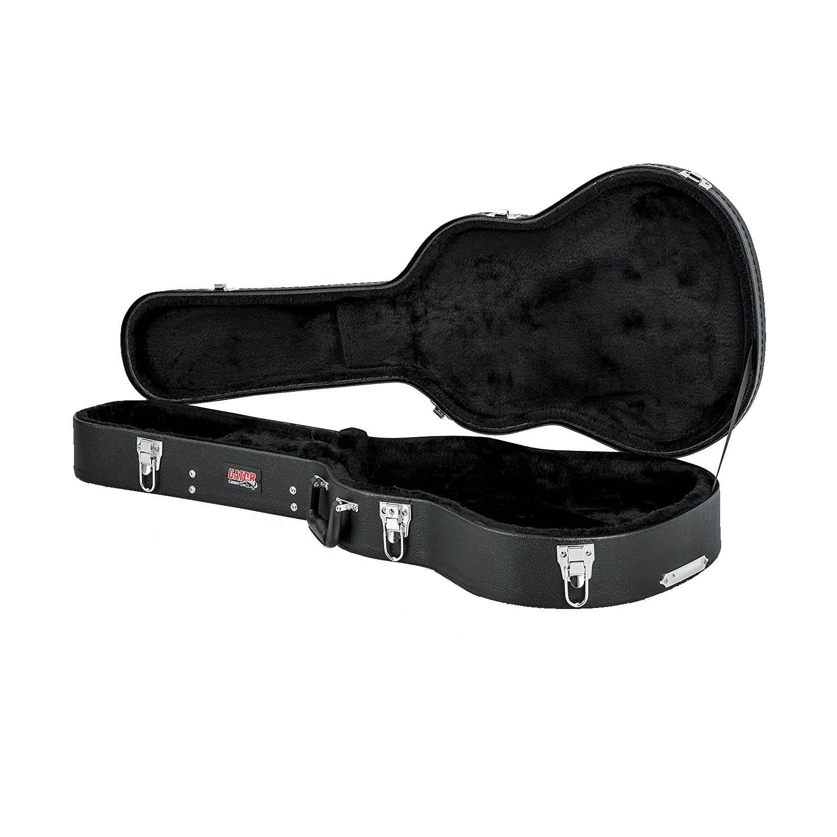Gator Cases Hard Shell Wood Protective Case for 3/4 Size Acoustic