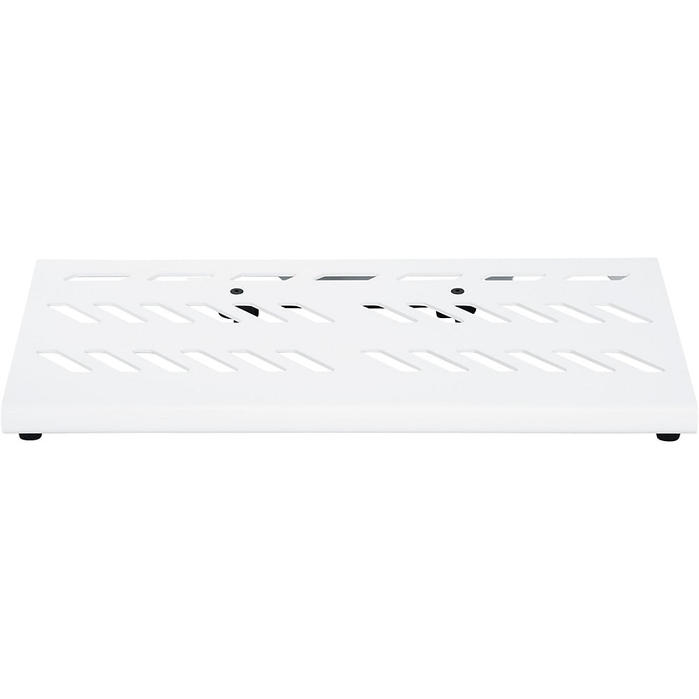 White Aluminum Pedal Board; Large w/ Carry Bag