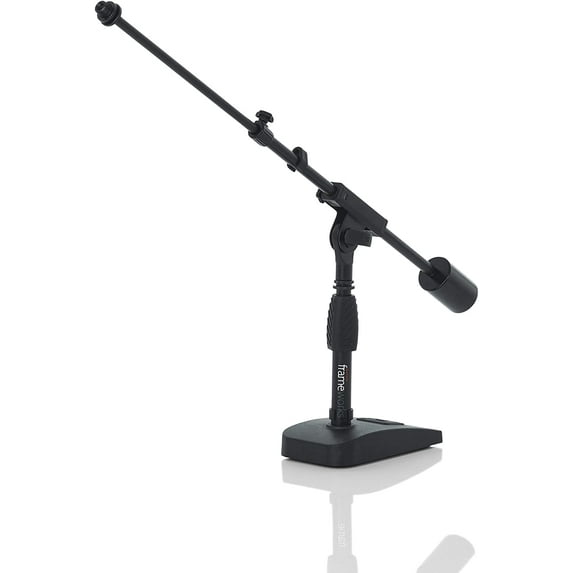 Gator Cases Telescoping Boom Mic Stand Desktop & Bass Drum