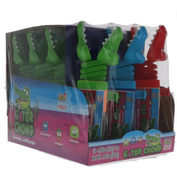 Gator Chomp Extension Lollipop 12 Pieces * Gator Chomp Extension Lollipopga...
