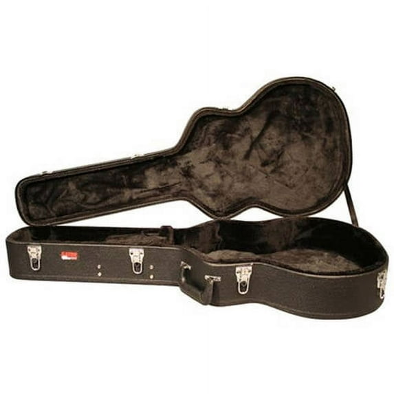 GATOR CASES GW-JUMBO PLUSH DESIGN DELUXE WOOD GUITAR CASE FOR JUMBO GUITARS NEW