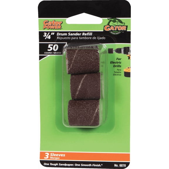 Gator Drum Sander Refills - Single Pack Professional & DIY Use, Standard Battery Platform