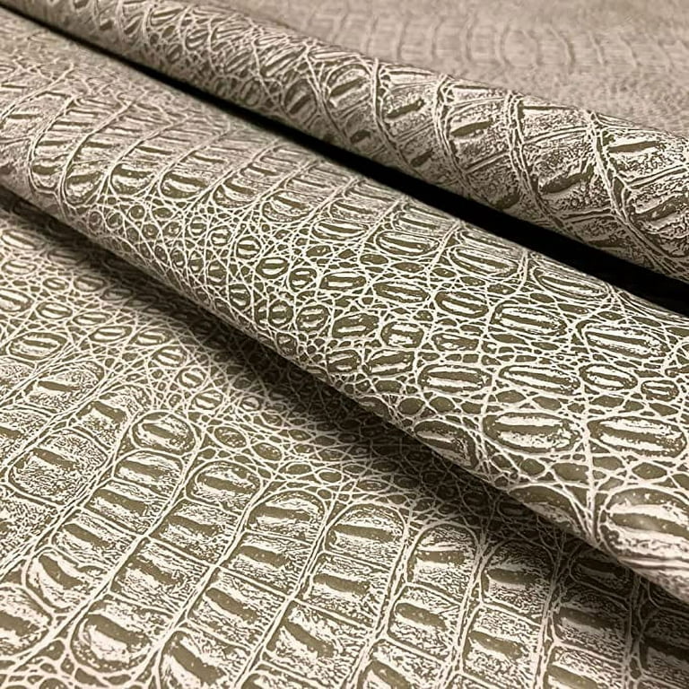 Gator Faux Leather Fabric By The Yard - 54 Wide