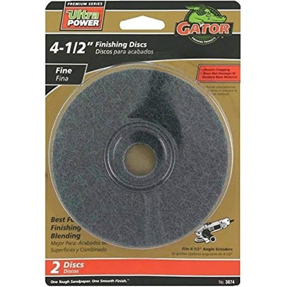 Gator Finishing 3874 Fine Surface Conditioning Disc 2 Pack, 4.5"