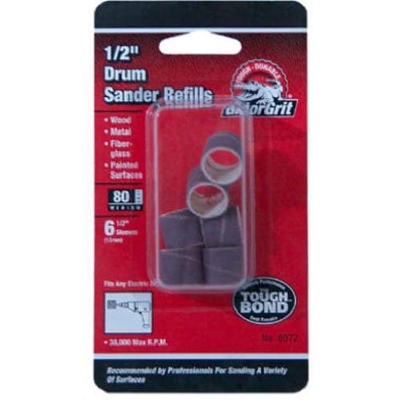 ALI INDUSTRIES 6-Pack 1/2x1/2-Inch Medium Resin Cloth Sleeve 6072