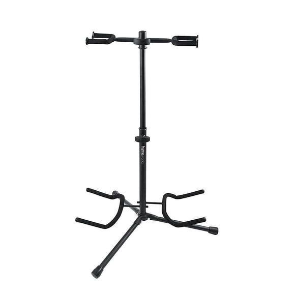 Gator Frameworks Easy Adjust Collapsible Heavy Duty Steel Double Guitar Stand