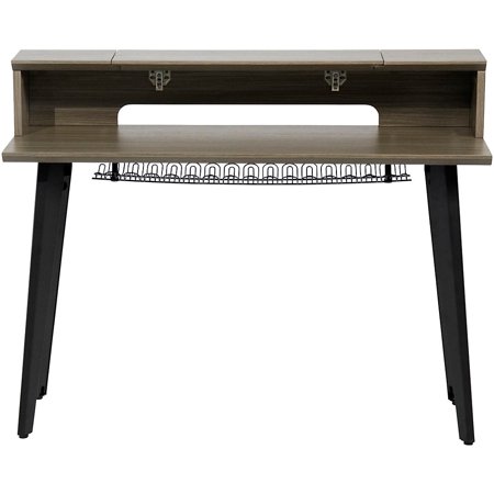 Gator Frameworks GFW-ELITEKEYTBL61 Elite Furniture Series 61-Note Keyboard Table Driftwood Grey