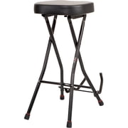 Gator Frameworks Foldable Guitar Stool with Padded Seat and Rear Mounted Guitar Hanger; GFW-GTRSTOOL