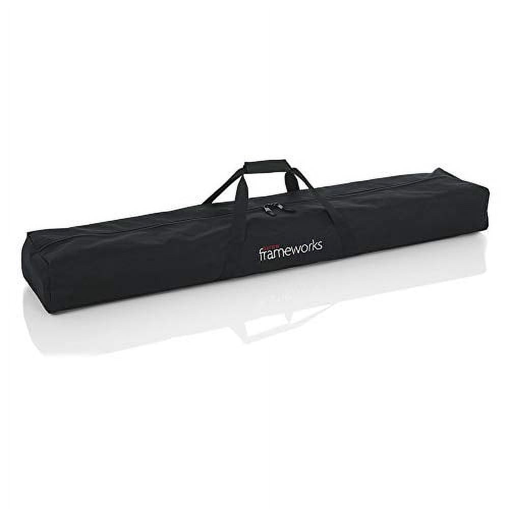 Gator Frameworks Water Resistant and Tear Resistant Microphone Stand Bag, Rugged Nylon Black