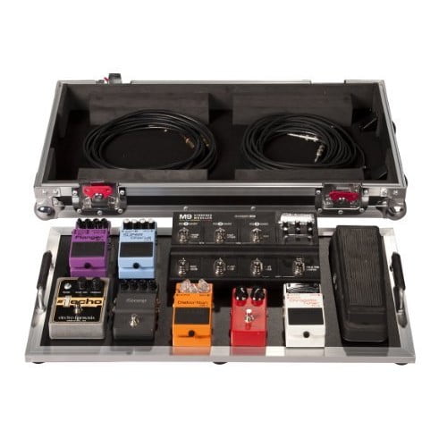 Gator GTOUR PEDALBOARDLGW Pedalboard & Flight Case, Large w/ Wheels